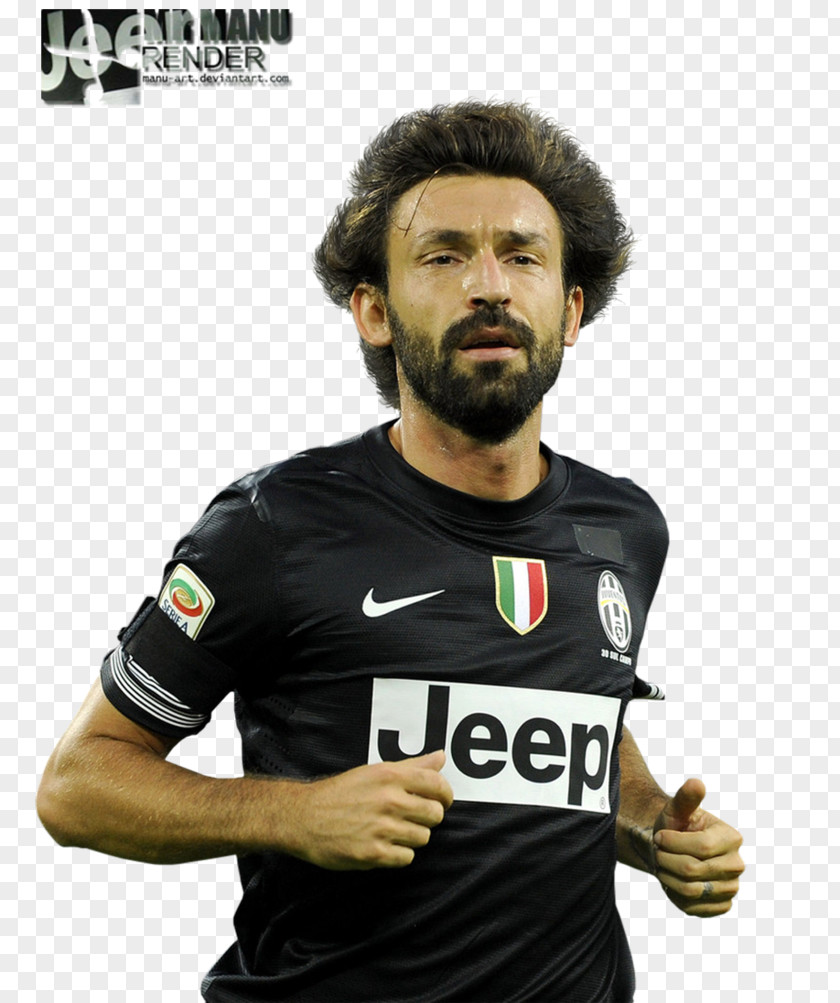 Manu Andrea Pirlo Artistic Rendering Juventus F.C. Digital Data PNG