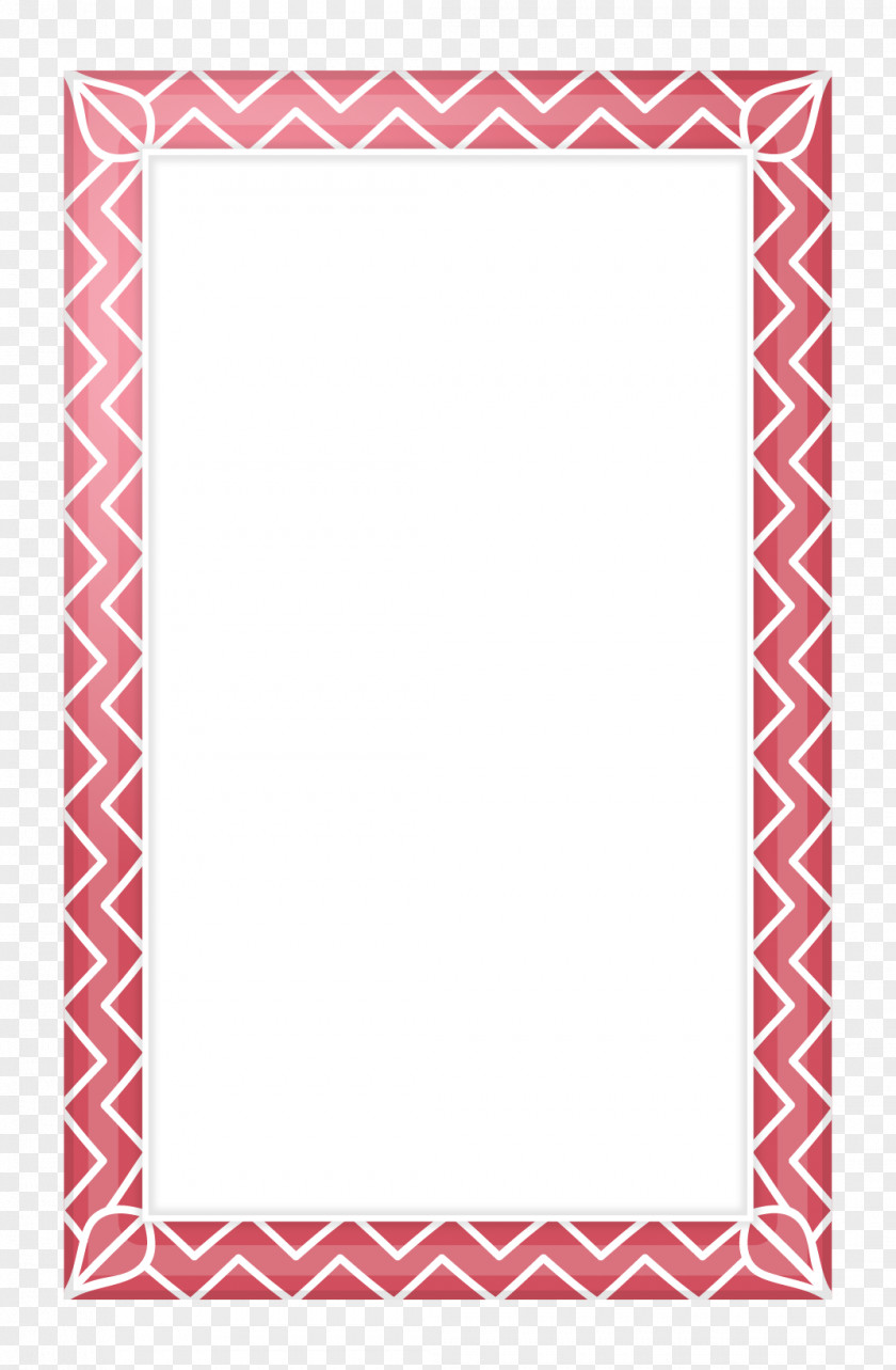 Pink Abstract Border Paper Picture Frame LINE Computer Font Pattern PNG