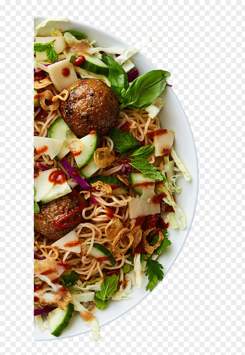 Salad Chow Mein Chinese Noodles Fried Vietnamese Cuisine Chop't PNG