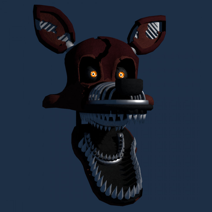 Nightmare Foxy Five Nights At Freddy's 4 Jump Scare DeviantArt PNG