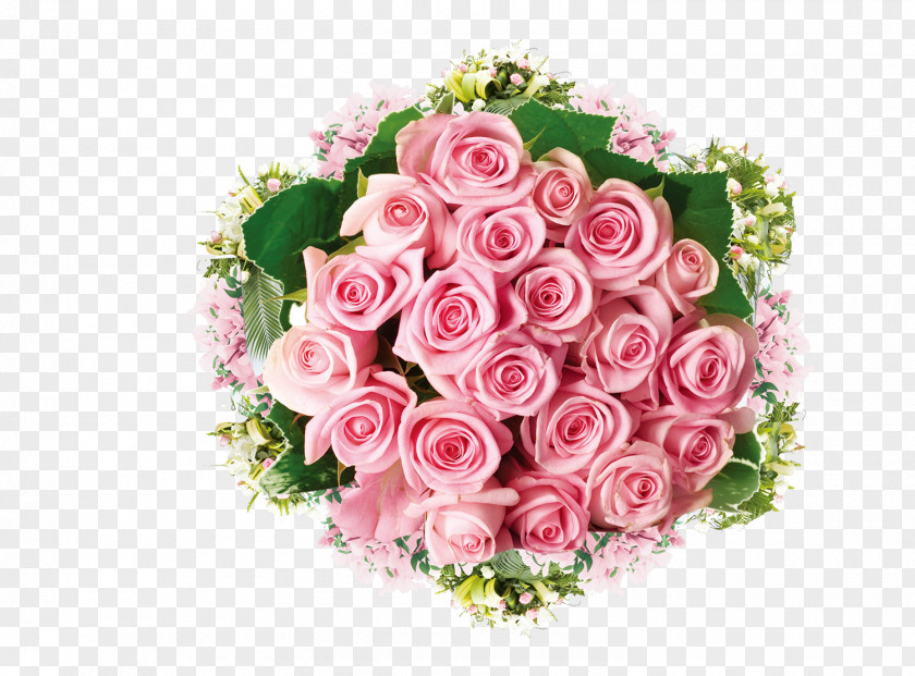 Rose Creative Flower Bouquet Pink Flowers Floristry PNG