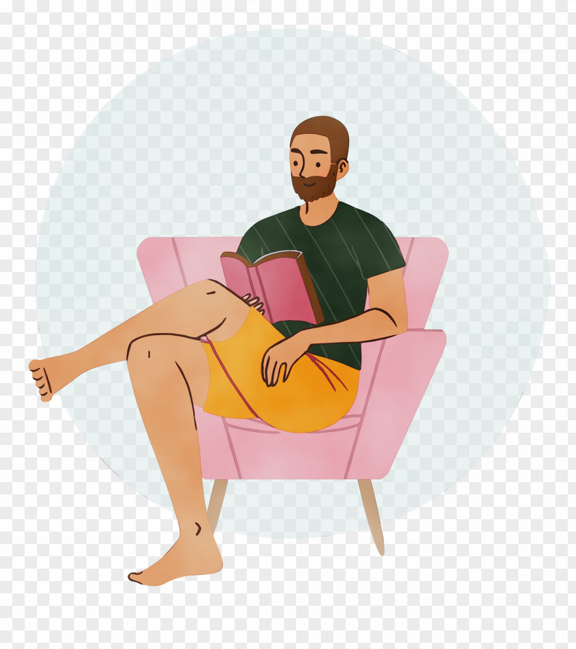 Sitting Angle Chair Cartoon H&m PNG