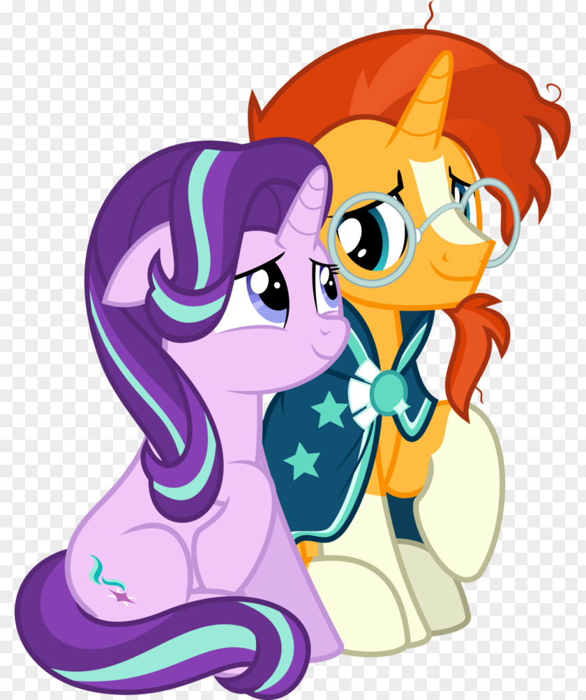 Starlight Glimmer And Sunburst Kiss Pony Twilight Sparkle Image Fan Art DeviantArt PNG