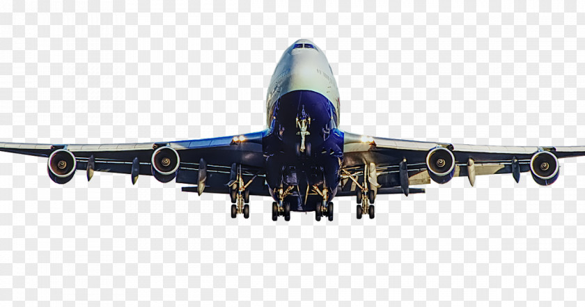 Airplane Aircraft Flight Boeing 747-8 Takeoff PNG