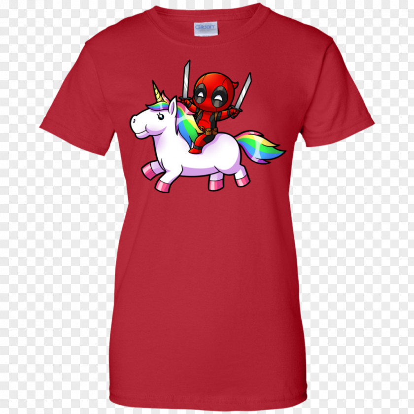 Deadpool Unicorn T-shirt Dog Top Male PNG