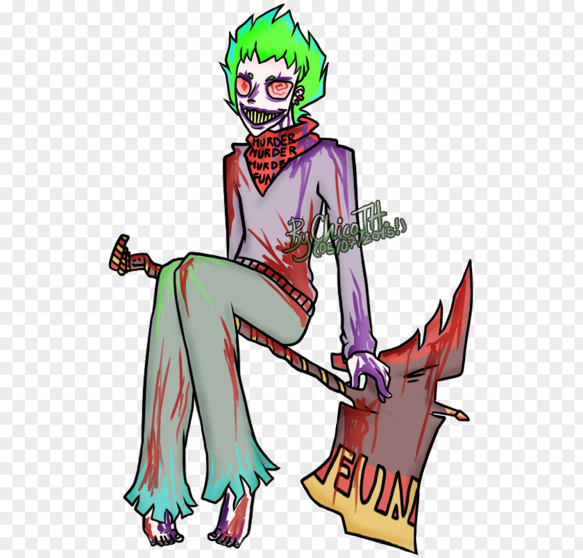 Have Fun Joker Costume Design Clip Art PNG