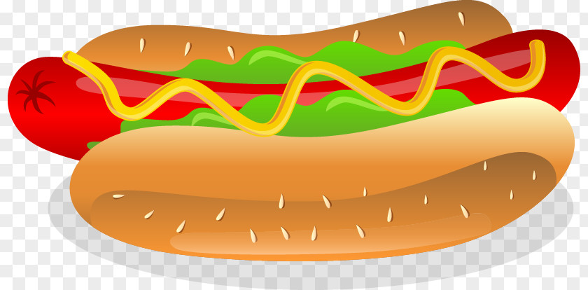 Hot Dog Vector Material Sausage Hamburger Toast PNG