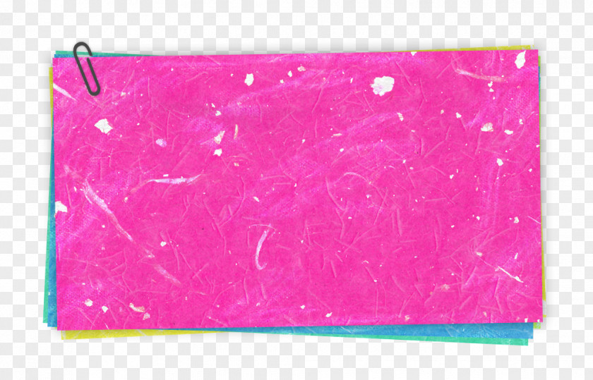 Paper Post It Pink M Rectangle PNG