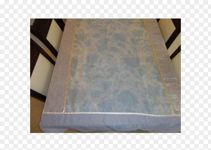 Tablecloth Blue Silk Textile PNG