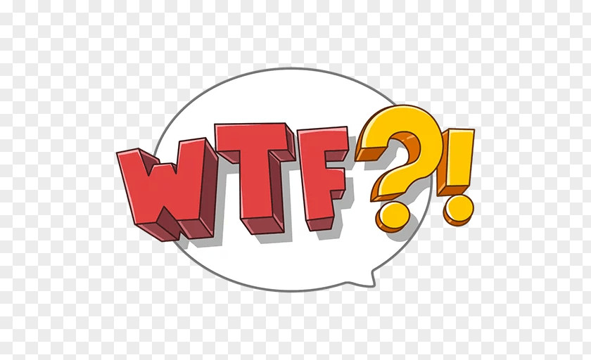 Wtf Sticker Telegram Brand Messaging Apps Clip Art PNG