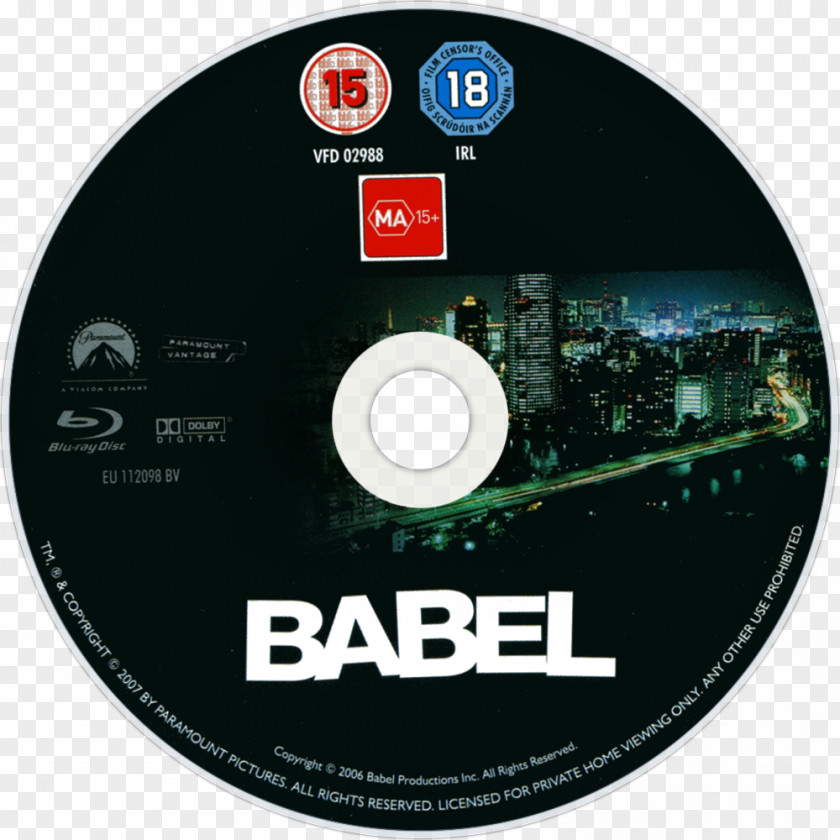 Babel Compact Disc Blu-ray Film Poster PNG