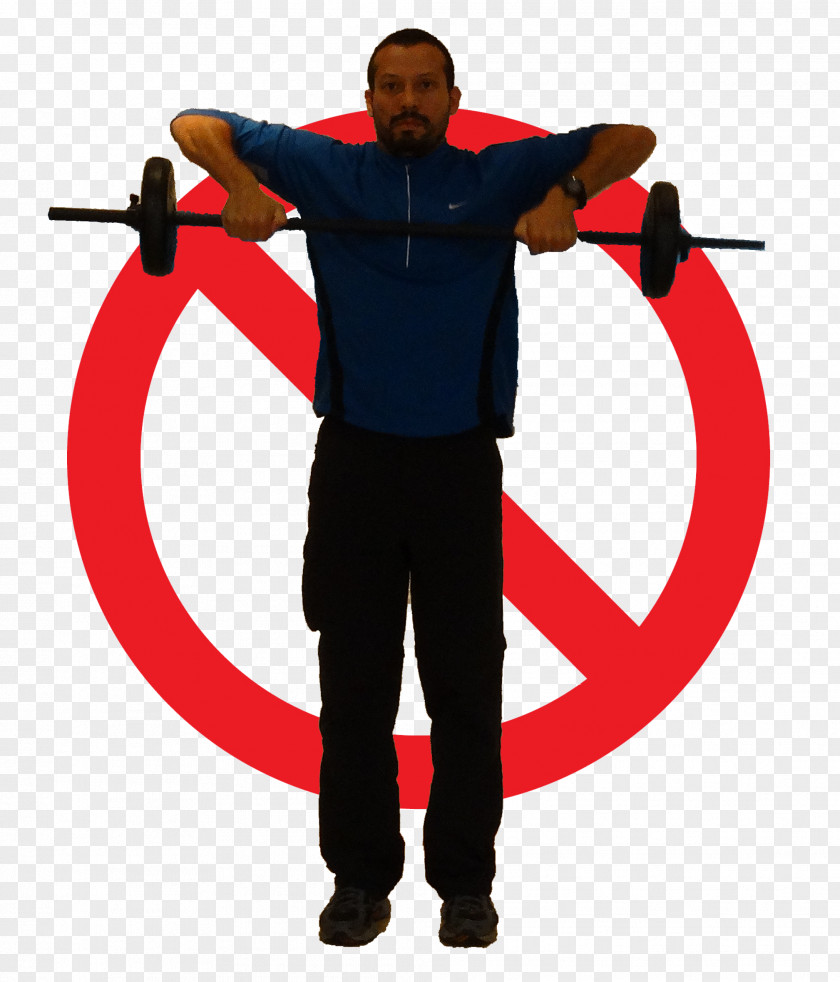 Barbell Shoulder Clean And Press Olympic Weightlifting Elbow PNG