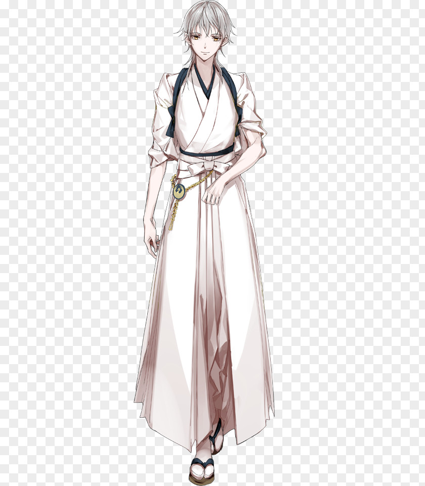 Csssprites Touken Ranbu 鶴丸 Kogitsunemaru Cosplay Tachi PNG