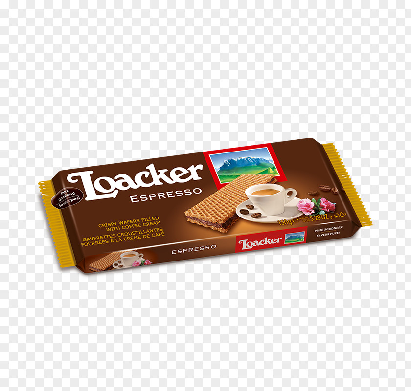 Latte Quadratini Loacker Wafer Espresso Milk PNG