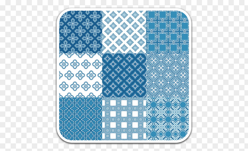 Monochrome Pattern Blue Decorative Arts PNG