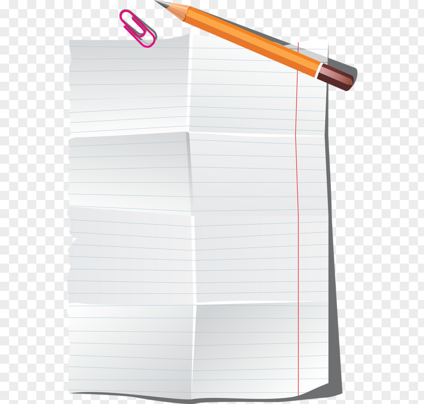 Pen And Paper Clip PNG