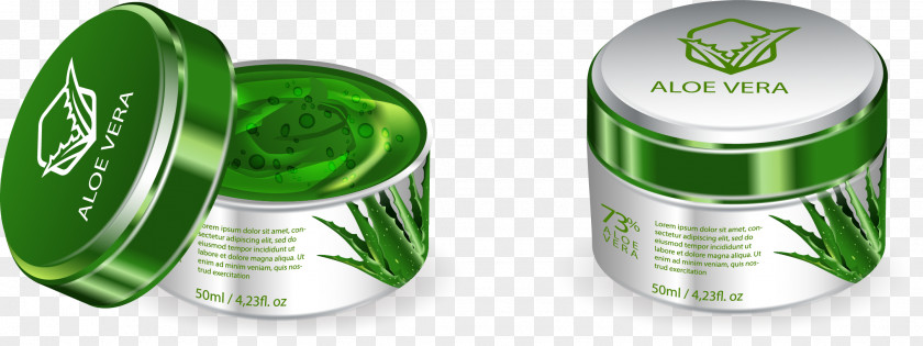 Vector Hand-painted Aloe Vera Gel PNG