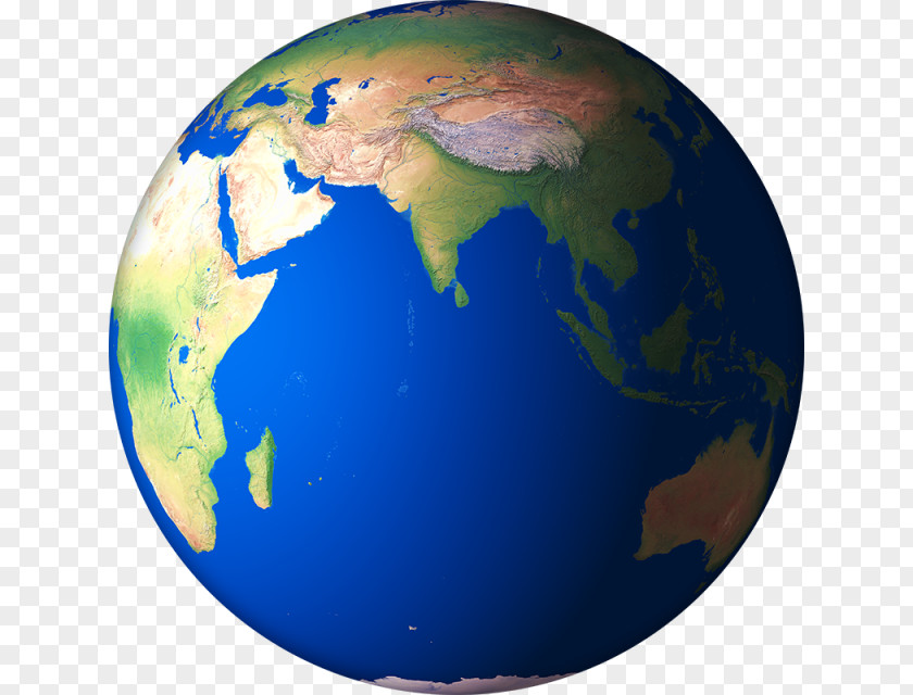 Globe World Natural Earth Map PNG