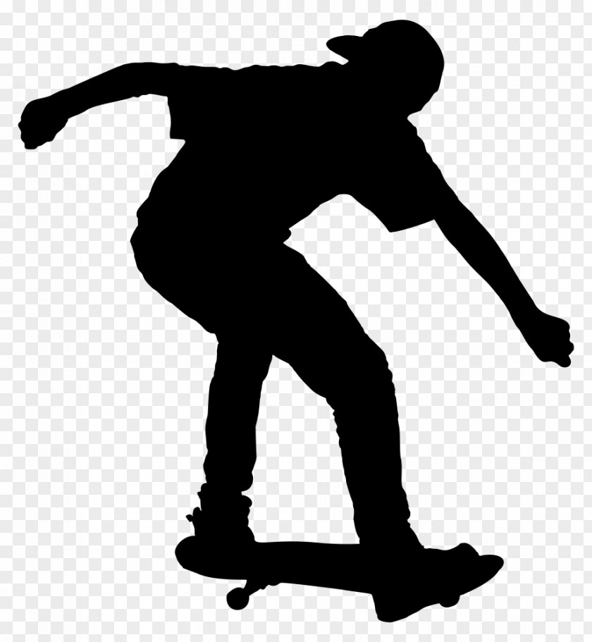 Skateboard Skateboarding Trick Silhouette Clip Art PNG