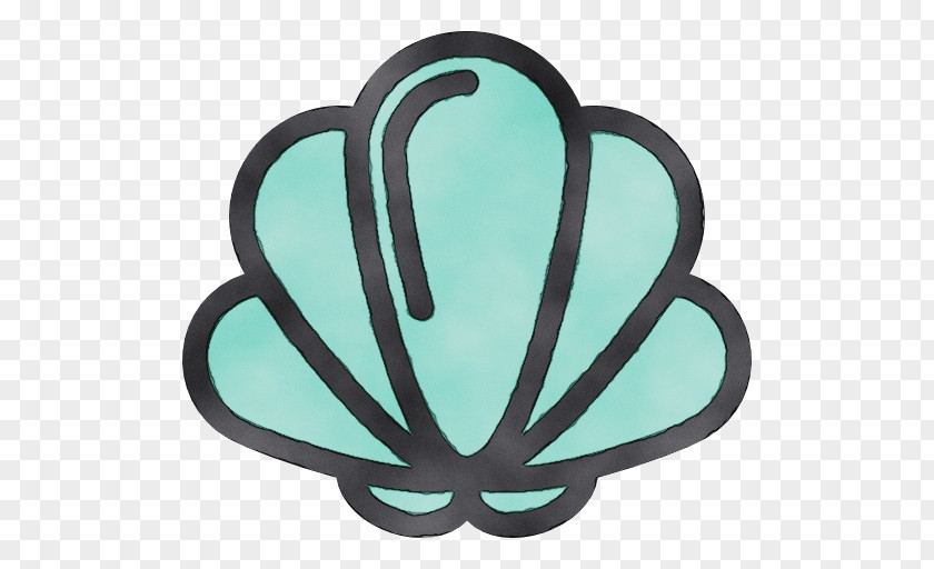 Symbol Flower Green Turquoise Teal Leaf PNG