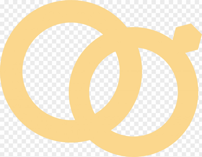 Yellow Concise Ring Brand Font PNG