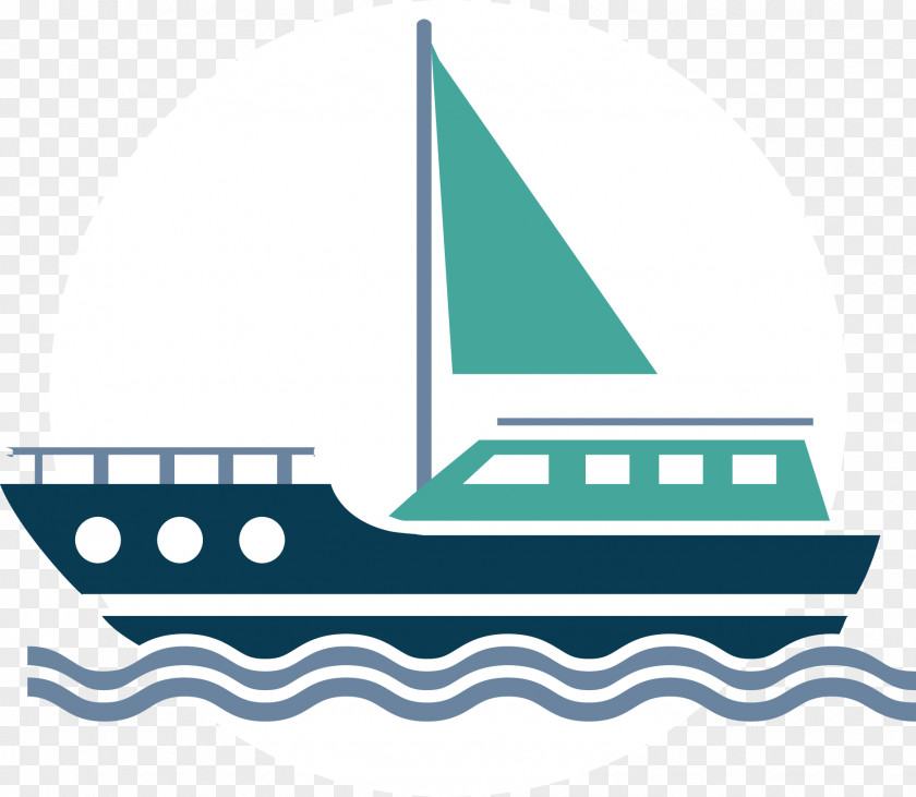 Cartoon Vector Sail Chart Boat Sailing Ship Clip Art PNG