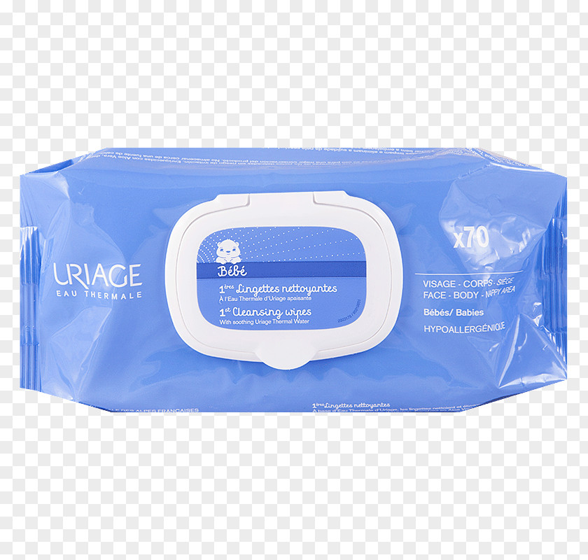 Child Uriage-les-Bains Diaper Lingette Uriage Cleansing Cream Wet Wipe PNG