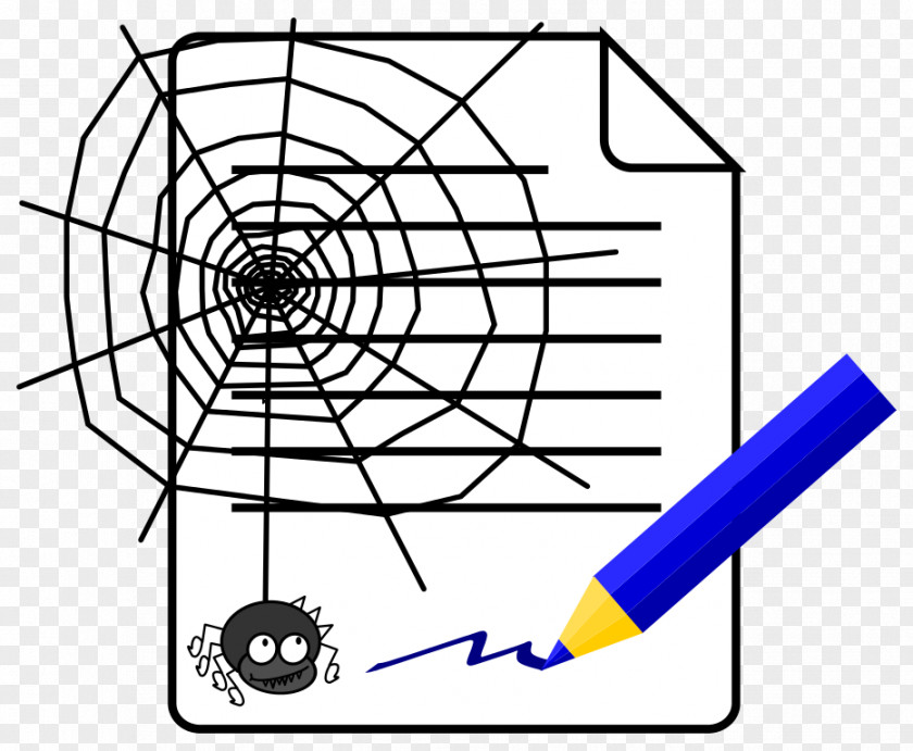 Spider Web Document Clip Art PNG