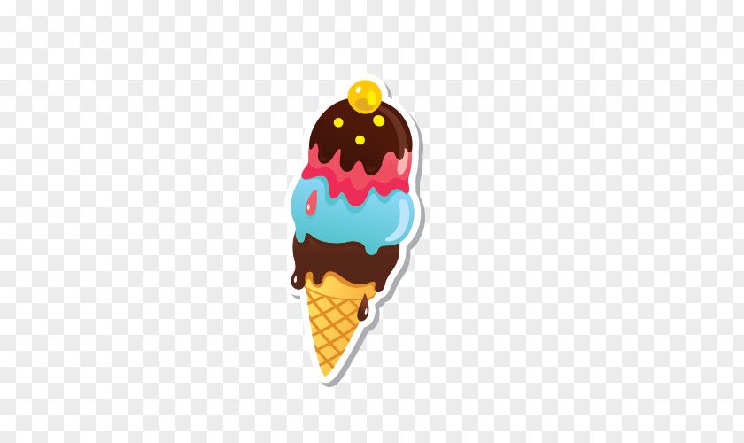 Ice Cream Cone Gelato Drawing PNG