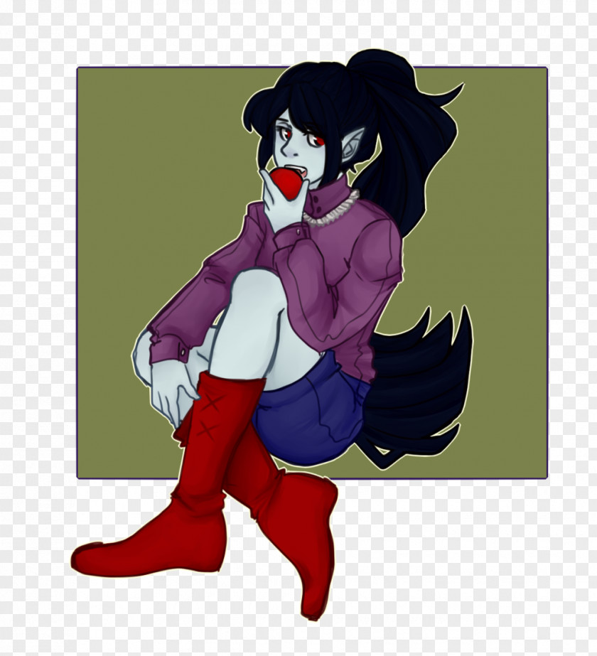 Marceline The Vampire Queen Illustration Fiction Human Animated Cartoon PNG