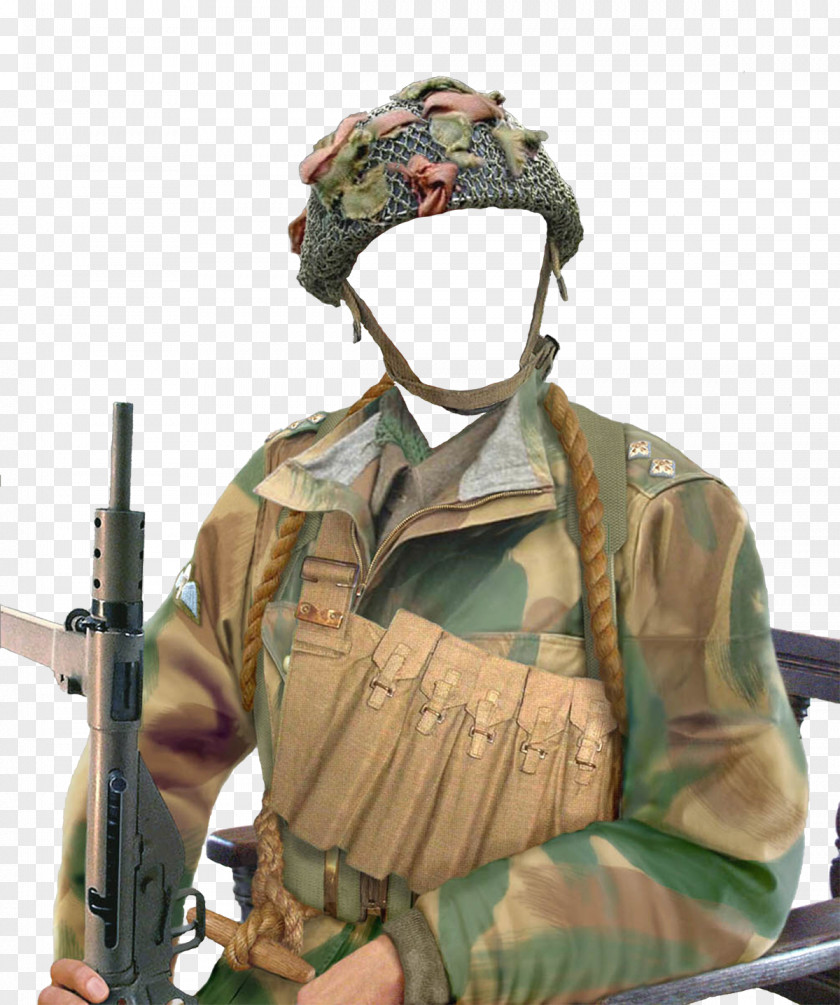 Military Second World War 101st Airborne Division Soldier Desert Battle Dress Uniform PNG