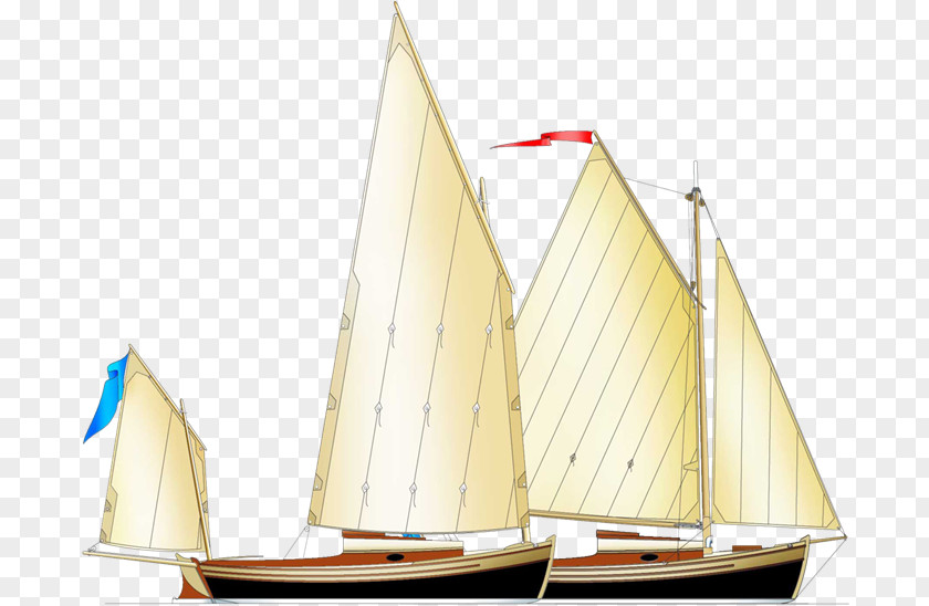 Sharpie Sailboat Yawl Sailing Ship PNG