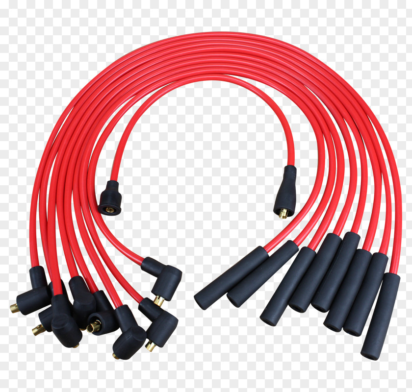 Car Spark Plug Wire Automotive Ignition Part PNG