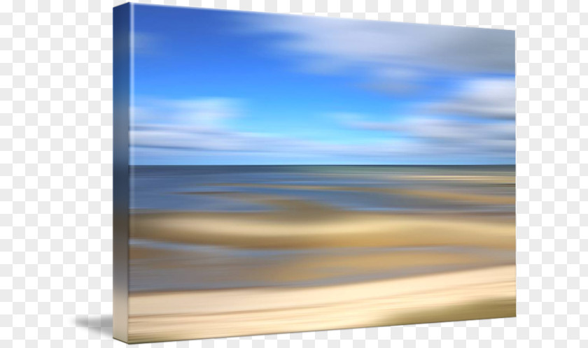 Long Exposure Shore Sea Picture Frames Wave Wood PNG