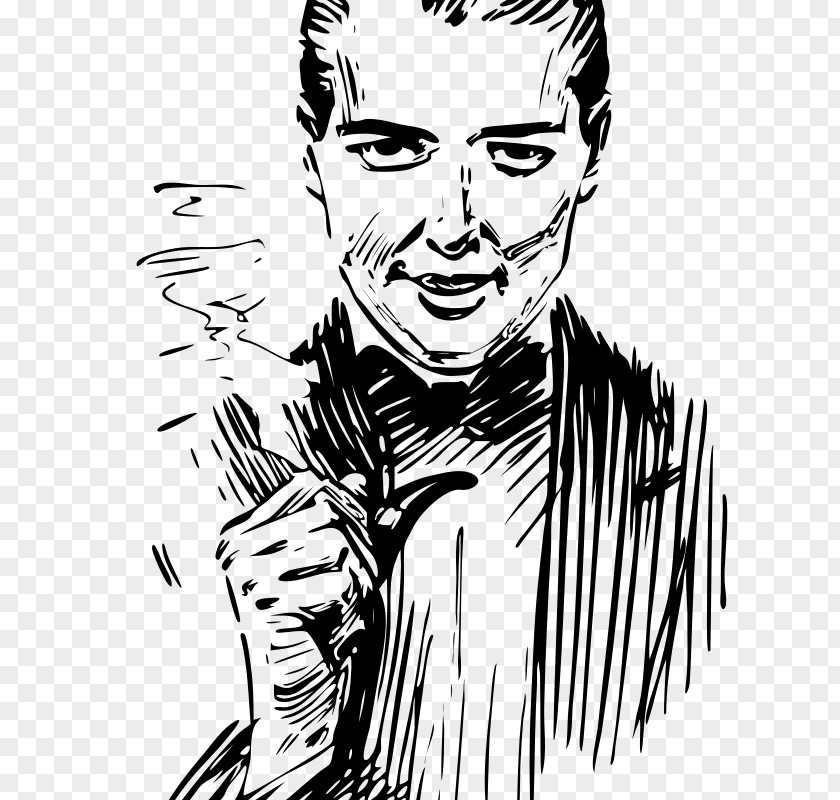 Tobacco Pipe Smoking Drawing PNG