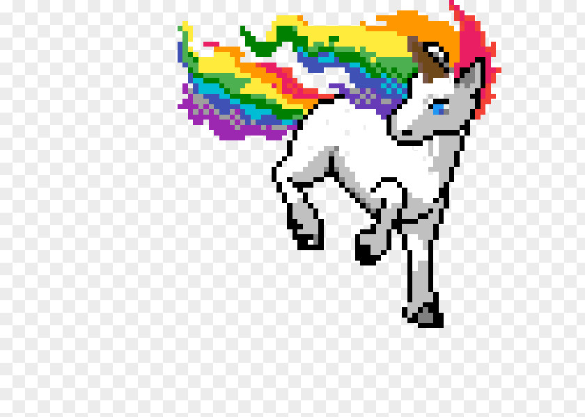 Unicorn Cross-stitch Unicorn: Color By Number Pixel Art Bead PNG