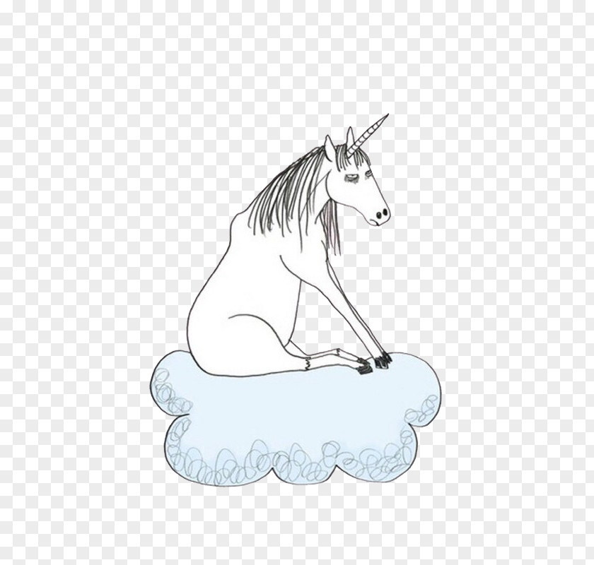 White Unicorn PNG