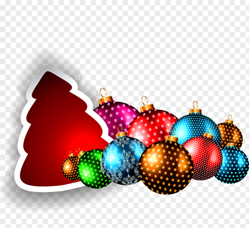 Christmas Tree Balls Ornament Ball PNG