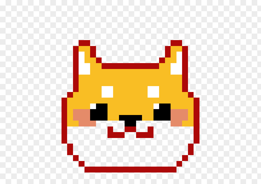 Minecraft Pixel Art Doge Drawing PNG