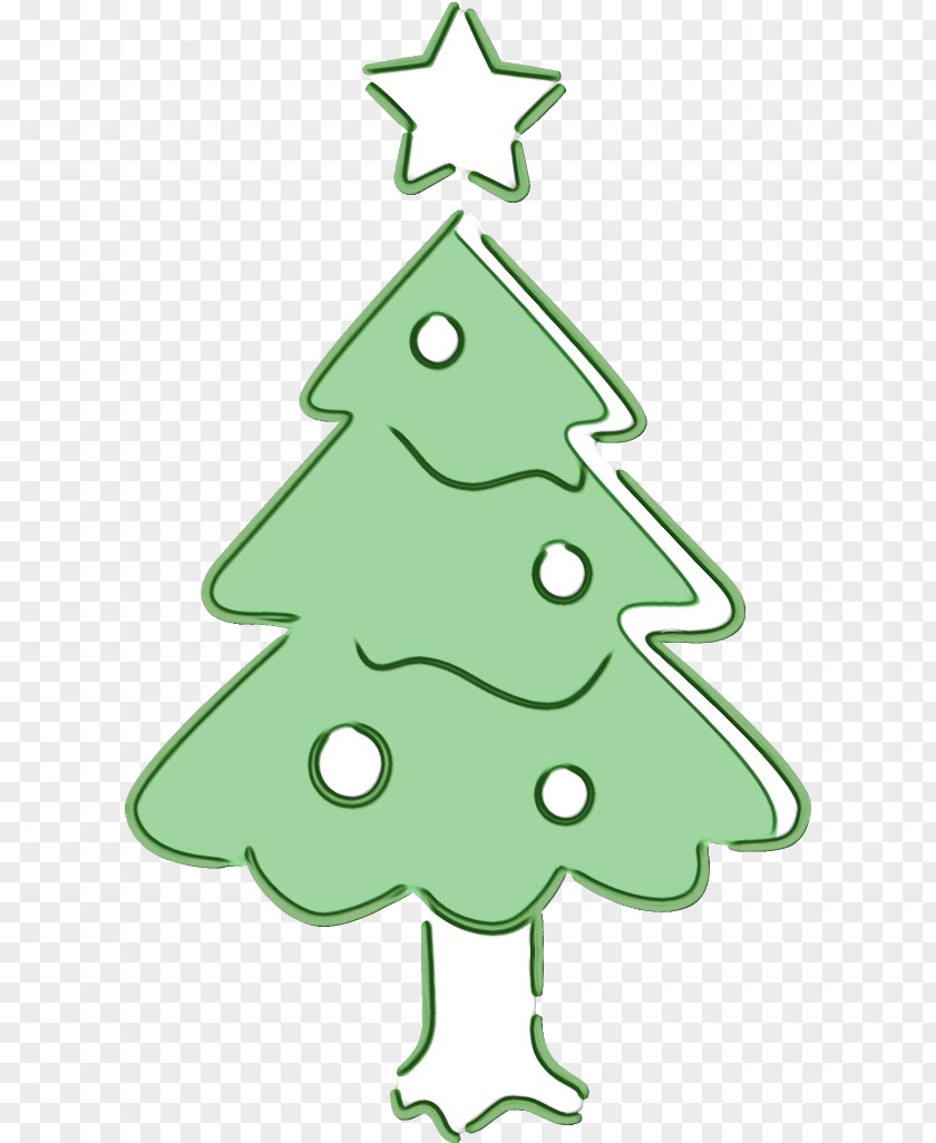 Pine Leaf Christmas Tree PNG