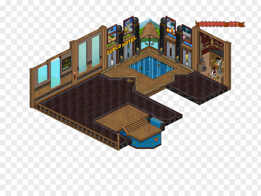 Background Habbo Habbostream Sulake Game Social Network PNG