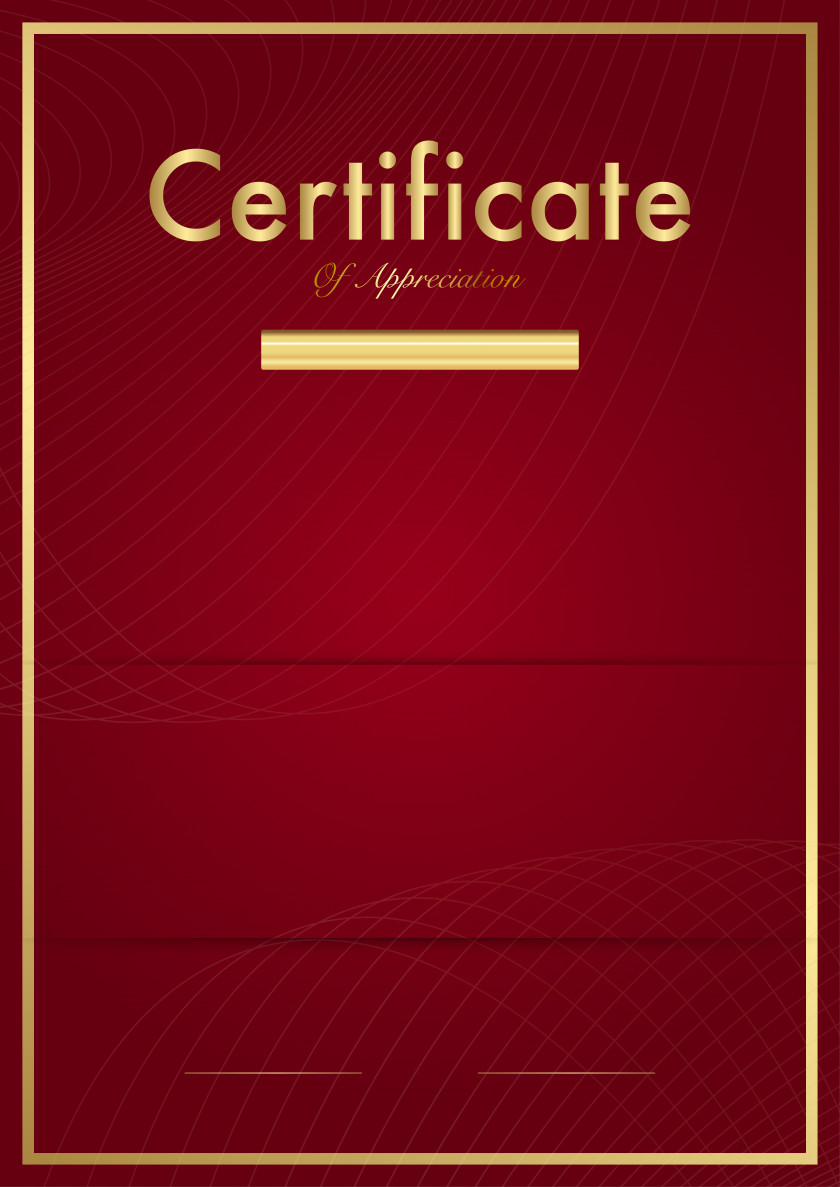 Certificate Template Red Clip Art Image Student IB Diploma Programme Graduation Ceremony Academic Degree PNG