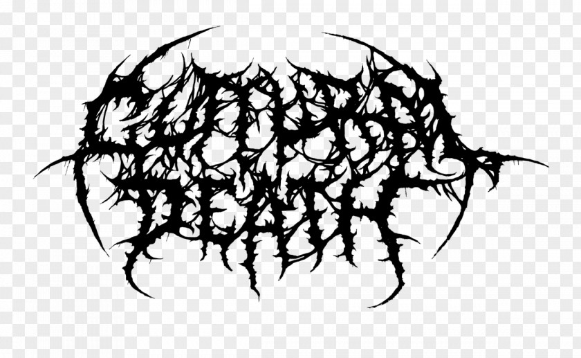 Death Metal Brutal Growl Heavy Logo PNG