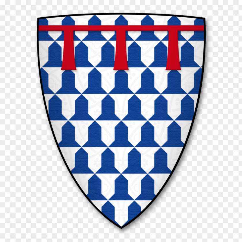 Inherited Roll Of Arms Coat Enghien-les-Bains Vair Blazon PNG