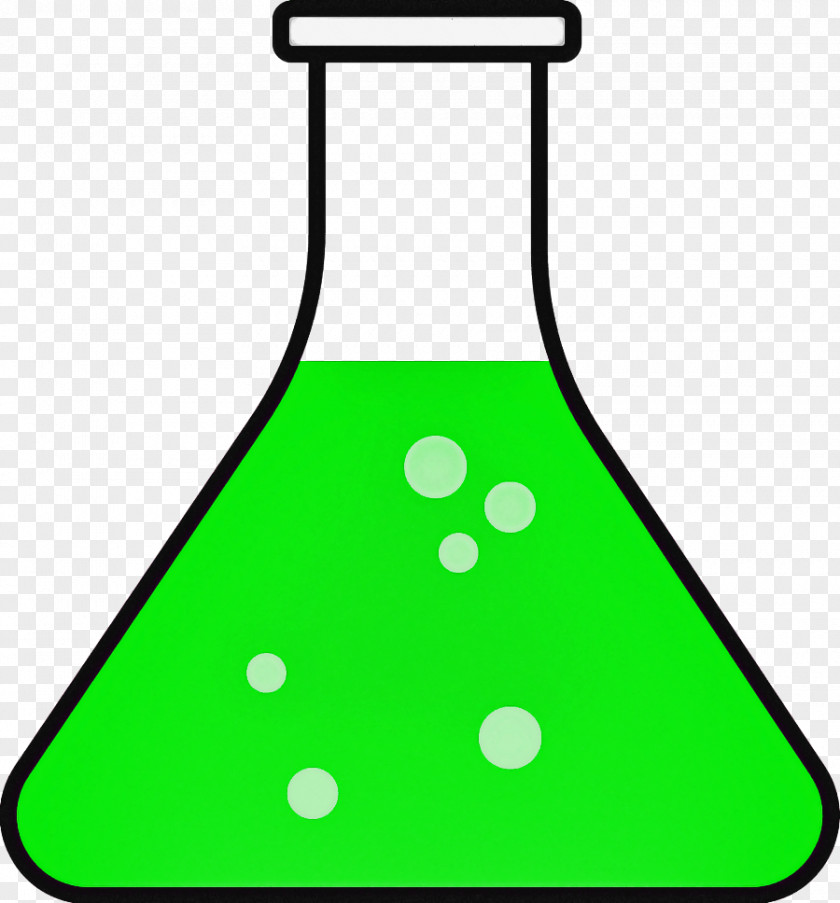 Laboratory Equipment Beaker Green Clip Art PNG