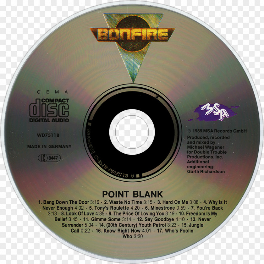 Point Blank Compact Disc PNG