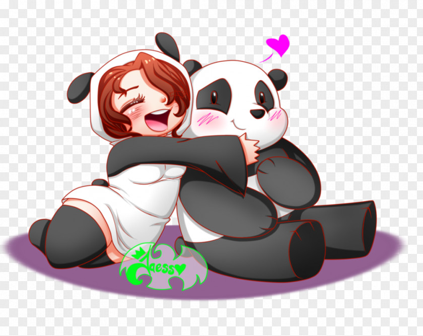 Bear Giant Panda Fan Art Cartoon PNG