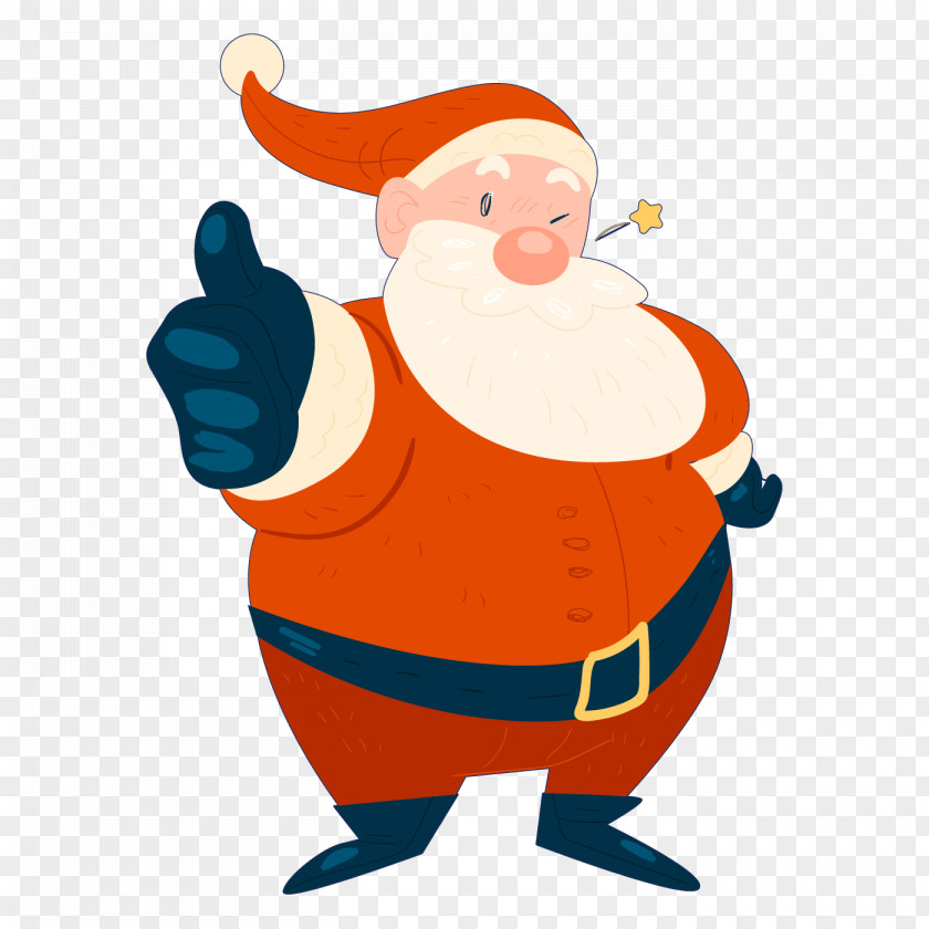 Brazilian Santa Claus Christmas Day Image Design PNG