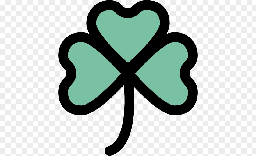 Cartoon Clover Icon PNG
