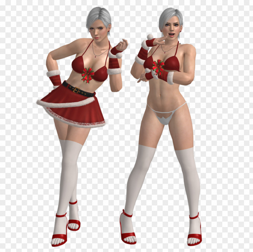 Naughty Dead Or Alive 5 Last Round Santa Claus 4 Costume PNG